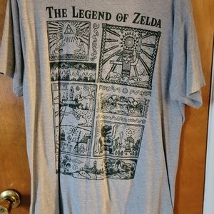Nintendo Legend of Zelda Windwaker Medium Grey T Shirt
